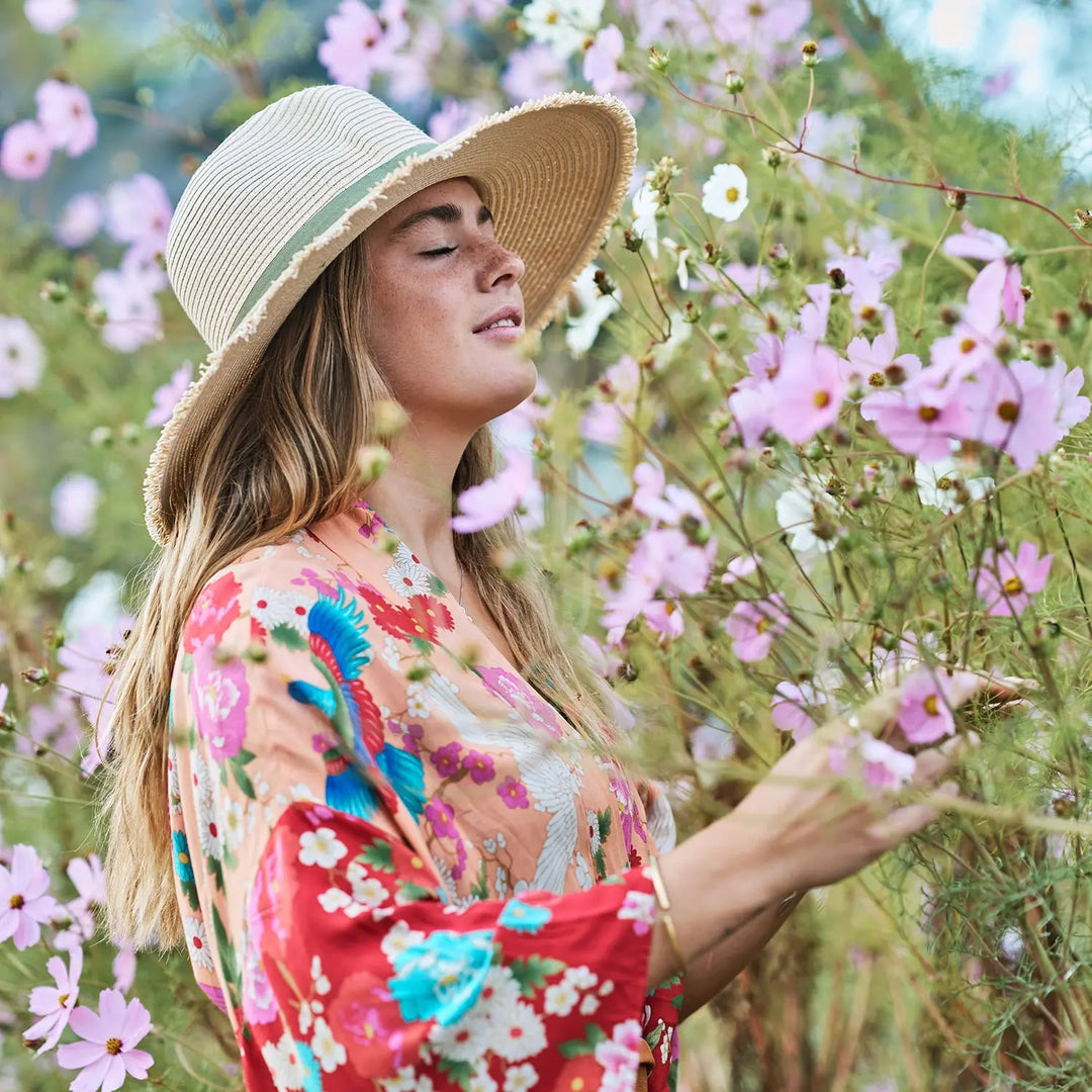 360FIVE Everyday Hat - Olea Fedora Olive Women's Gardening Sun Hat