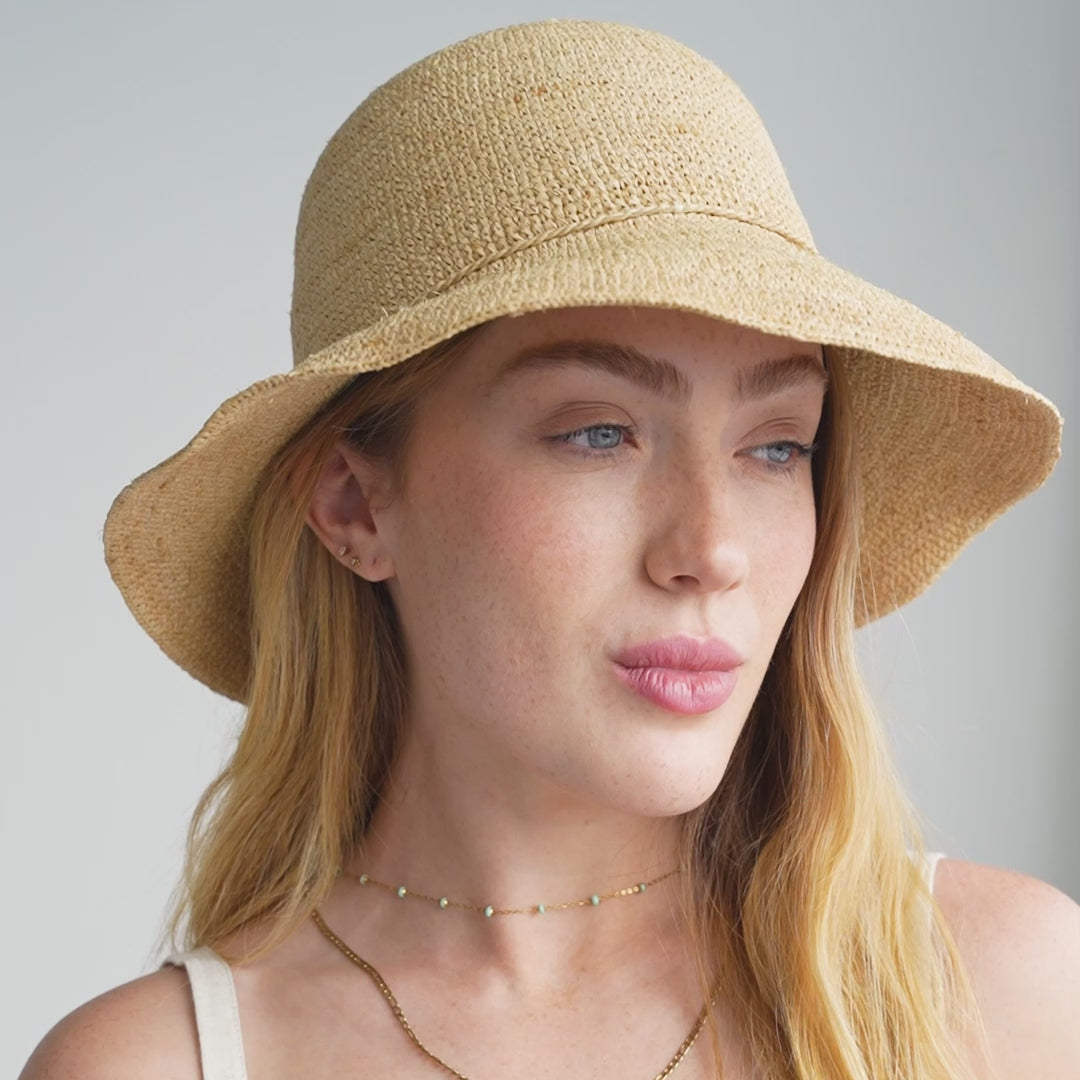 Raffia Cloche