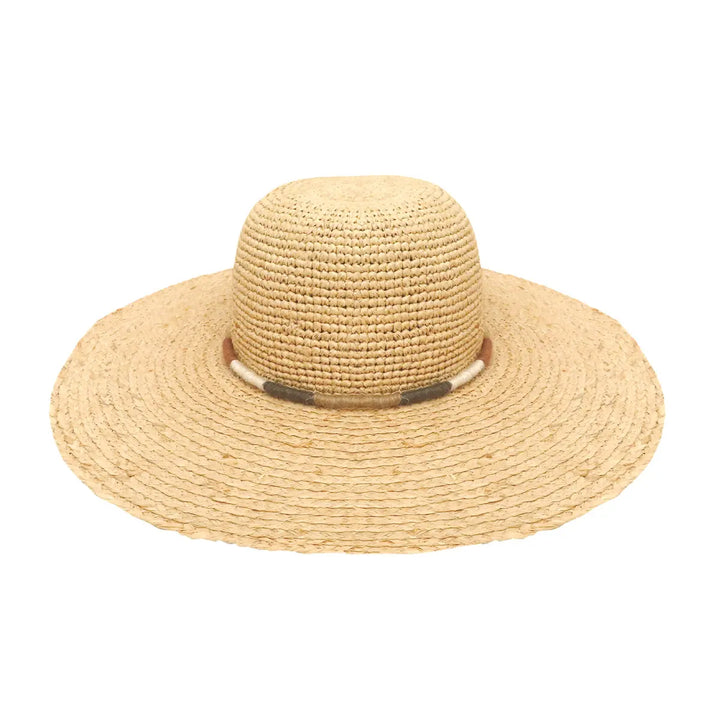 Mia Raffia Capeline Sunhat Natural