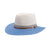 Bella M-L: 58 Cm / Ivory/blue Sun Hat