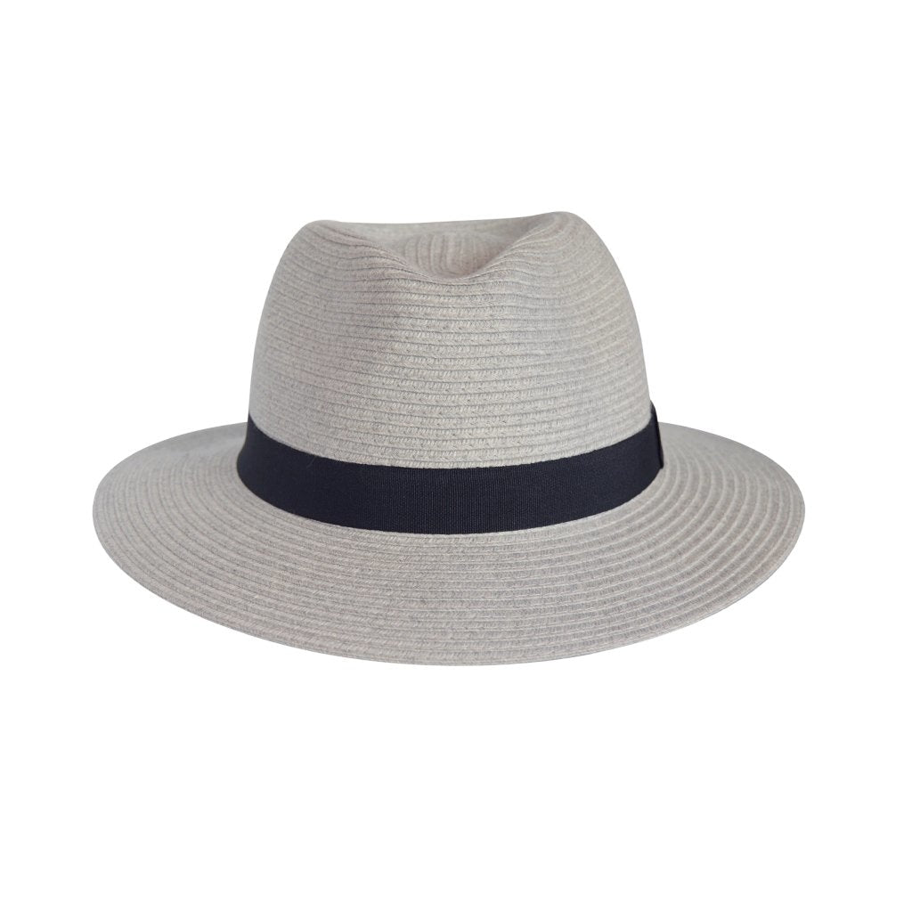 Pana-Mate Fedora M-L: 58 Cm / Light Grey Sun Hat